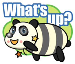giant panda boy sticker #15086004