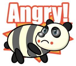 giant panda boy sticker #15086008
