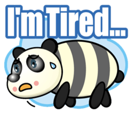 giant panda boy sticker #15086009