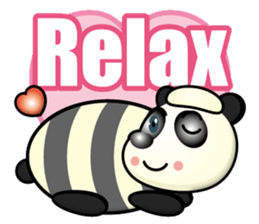 giant panda boy sticker #15086010