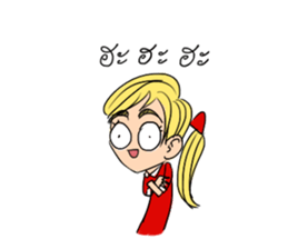 someying is funny people sticker #15086320