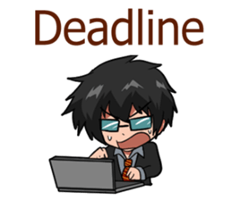 Grad Man sticker #15086398