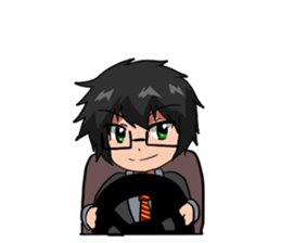 Grad Man sticker #15086399