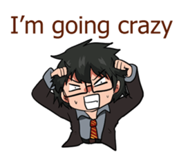 Grad Man sticker #15086400