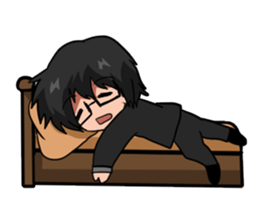 Grad Man sticker #15086406