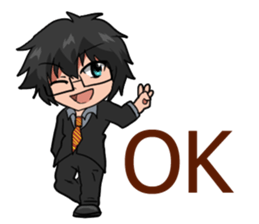 Grad Man sticker #15086407