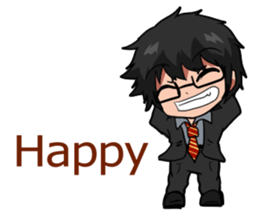 Grad Man sticker #15086411