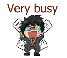 Grad Man sticker #15086417