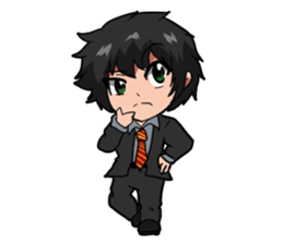 Grad Man sticker #15086421