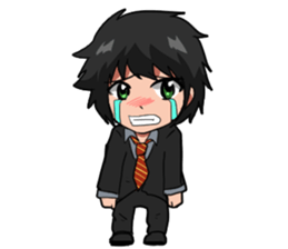 Grad Man sticker #15086423