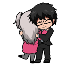 Grad Man sticker #15086424