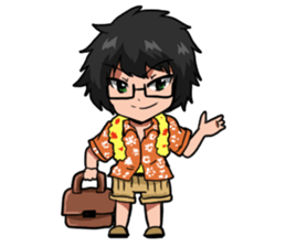 Grad Man sticker #15086426