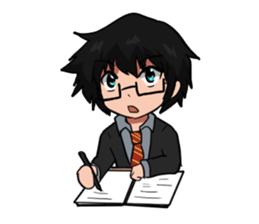 Grad Man sticker #15086427