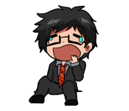 Grad Man sticker #15086428