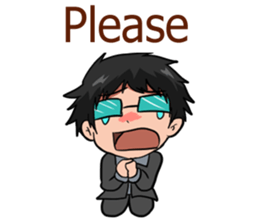 Grad Man sticker #15086432