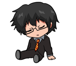 Grad Man sticker #15086435