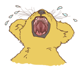 Cute Lion Cubs sticker #15086694