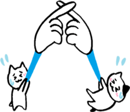 Happy Nyanko's loose sticker sticker #15087191