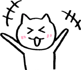Happy Nyanko's loose sticker sticker #15087192