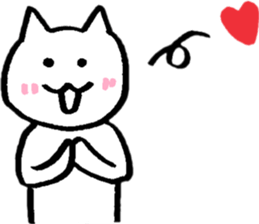 Happy Nyanko's loose sticker sticker #15087196