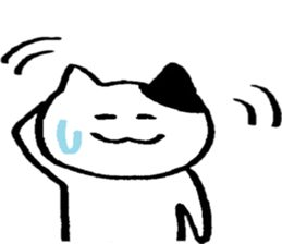 Happy Nyanko's loose sticker sticker #15087200