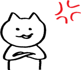 Happy Nyanko's loose sticker sticker #15087206