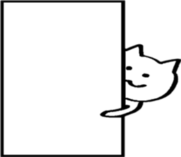 Happy Nyanko's loose sticker sticker #15087209