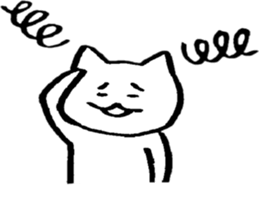 Happy Nyanko's loose sticker sticker #15087211