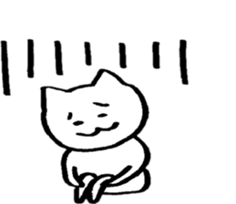 Happy Nyanko's loose sticker sticker #15087212