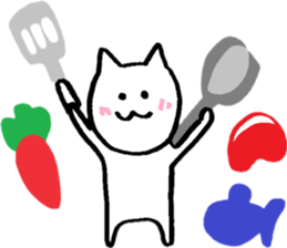 Happy Nyanko's loose sticker sticker #15087215