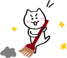 Happy Nyanko's loose sticker sticker #15087216