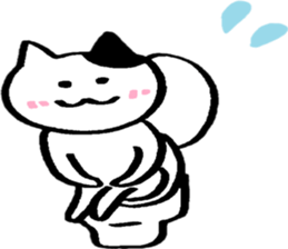 Happy Nyanko's loose sticker sticker #15087217