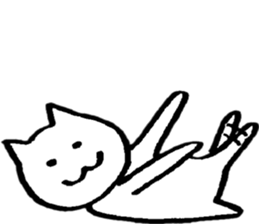 Happy Nyanko's loose sticker sticker #15087218