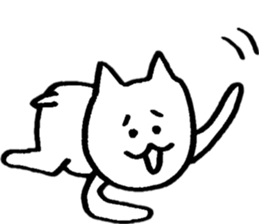 Happy Nyanko's loose sticker sticker #15087221
