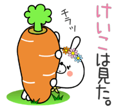 Bunny Sticker Keiko sticker #15087356
