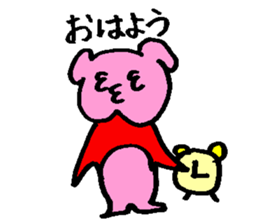 pretty bear panda sticker #15087608