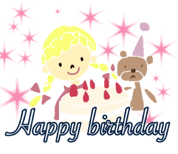 Cute and nice girl sticker #15087709