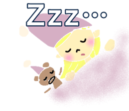 Cute and nice girl sticker #15087716