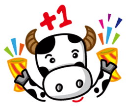 Moo Moo cow sticker #15087807
