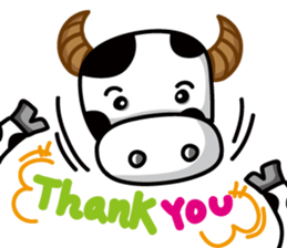 Moo Moo cow sticker #15087809