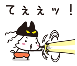 Warrior is wearing a cat's ear hat(1) sticker #15087873