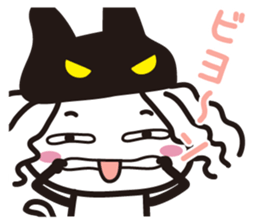 Warrior is wearing a cat's ear hat(1) sticker #15087891