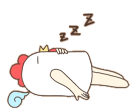 Surreal chicken! sticker #15087990