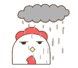Surreal chicken! sticker #15088018