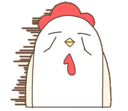 Surreal chicken! sticker #15088020