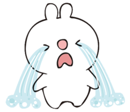 rabbit and octopus3 sticker #15088394