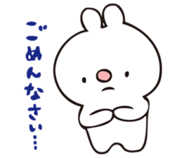 rabbit and octopus3 sticker #15088398