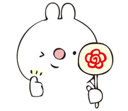 rabbit and octopus3 sticker #15088411