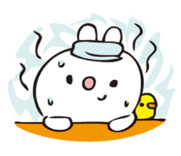 rabbit and octopus3 sticker #15088424