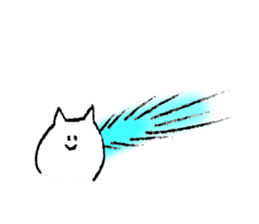 Cat's name is Wakachan sticker #15088439